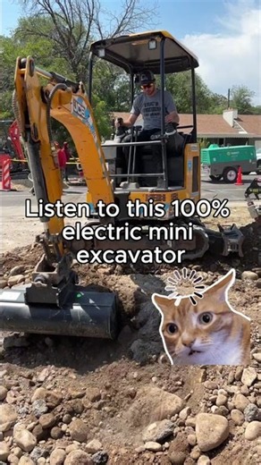 100% Electric Mini Excavator!