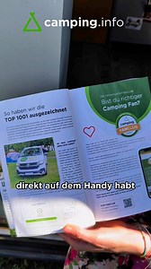 ✨ Die 1001 beliebtesten Campingplätze Europas 2025 – jetzt im goldenen Campingführer! 🚐 📲 Inklusive App-Gutschein & FANCLUB-Ausweis für Rabatte und Vorteile auf über 550 Plätzen! 🌍 Entdecke neue Lieblingsplätze, spannende Ausflugsziele, Geheimtipps und leckere Camper-Rezepte zu jedem Land 😊 | camping.info