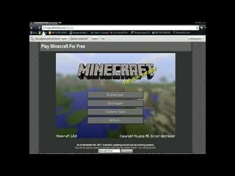 1º Tutorial: Como jugar a Minecraft sin descargar nada