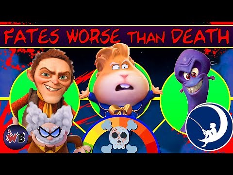 DREAMWORKS Villain Non-Lethal Fates: Got Off Easy to Worse Than Death 💀