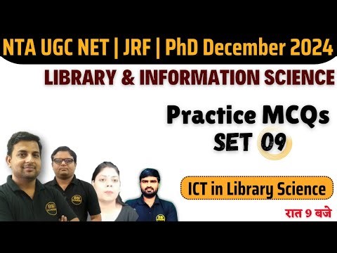 Practice Set 09 for Library Science | UGC NET Library & Information Science Practice MCQs