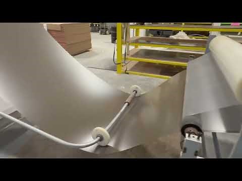 Schlebach MSS 1250 Automatic Slitting and Cut To Length Line with Bradbury Uncoiler (48"x 16Ga)