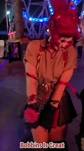 Universal Studios Bobbins the clown #fyp #foryou #bobbins #bobbinstheclown #knottsscaryfarm #clown #clowntok #clownsoftiktok #scareactor #hauntactor #cute #adorable #viral #follow #tiktok