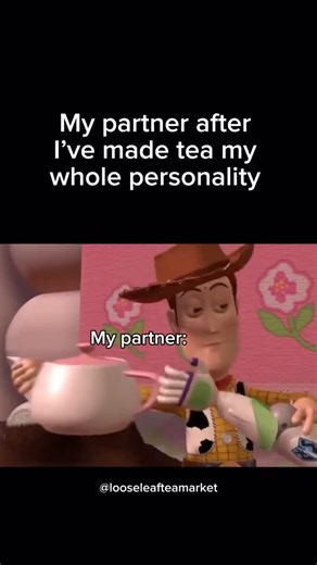 Organic Loose Leaf Teas on Instagram: "When tea becomes your whole personality… and your partner just has to accept it. 😂🫖 #teameme #tealover #teaaddict"