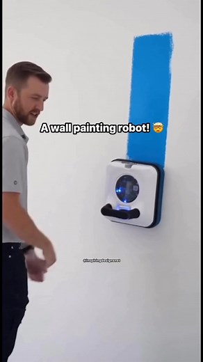 7.6M views · 30K reactions | This is genius! An automatic wall painting robot!  | Inspiring Designs | Facebook