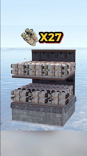 How Many Propane Bombs For Every Wall in Rust #rust #rustgame #rusttips #tips #rustconsole #raiding