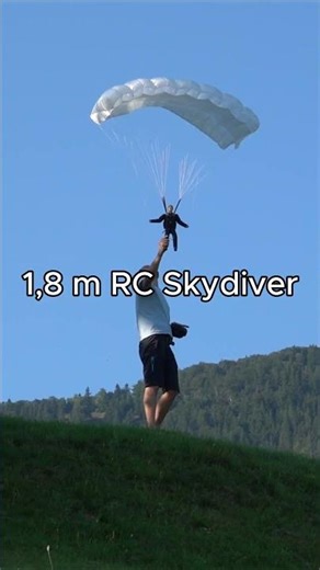 180cm RC Skydiver Parachute Inflated – Epic Scale!