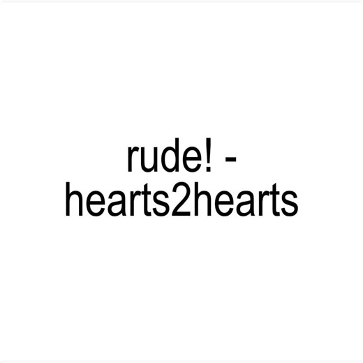 rude! - hearts2hearts | i LOVE stella’s part it’s always stuck in my head | #typography #lyrics #hearts2hearts #h2h #fyp