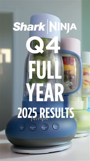 SharkNinja on Instagram: "SharkNinja closed its strongest year to date. Q4 earnings reflected 18% net sales growth, with full-year growth of 16% to $6.4B, marking eleven consecutive quarters of double-digit topline growth. 💥 This performance was driven by consumer-centered innovation, global momentum, and our extraordinary teams around the world whose speed, ambition, and execution make it possible. 👏 #WeAreSharkNinja #Earnings #Innovation"