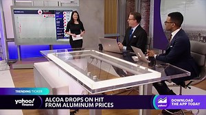 Alcoa earnings take hit amid falling aluminum prices