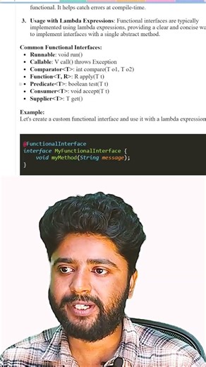 Top Java Interview Question: What is a Functional Interface? #codewithsagesyntax #javascript #shorts