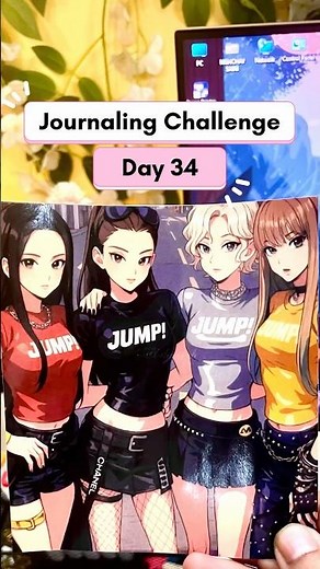 Craft Your Own K-Pop Journal: Combining Jump MVs and Anime Art!