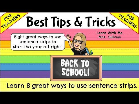 Eight Great Uses for Sentence Strips to Start the Year off Right!