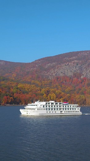 Cruise the Hudson River this fall and discover New York’s autumn magic — explore Albany, legendary Sleepy Hollow, and the colorful Catskill Mountains. Learn more: https://bit.ly/44tLM0G | American Cruise Lines