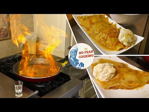 Crepe Suzette Flambé Recipe!