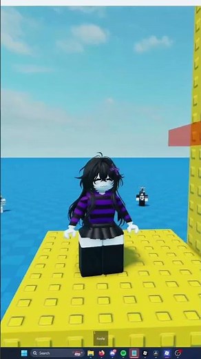 How do you get past the wall without touching the red? #roblox #puzzle #robloxgames #robloxobby
