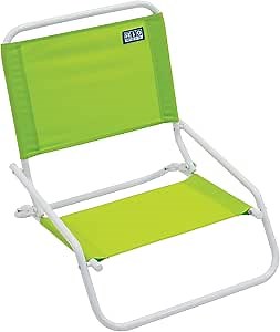 RIO Beach Wave 1-Position Beach Folding Sand Chair - Lime