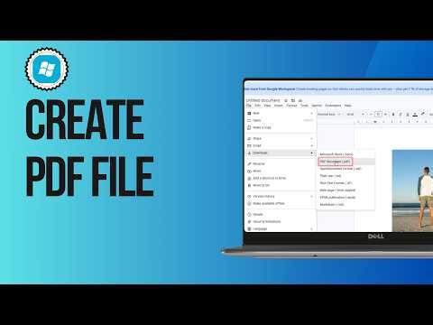 How to Create a PDF File on PC