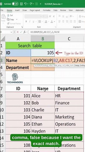 The Most Powerful Excel Function You Need: VLOOKUP! 🔍 | Excel Tips
