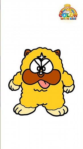 Learn to Draw Shishimaru- Ninja Hattori - Drawing and Coloring Tutorial for Kids