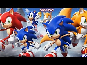 Sonic Song - Children Song with Lyrics | FlySky for kids #sonic