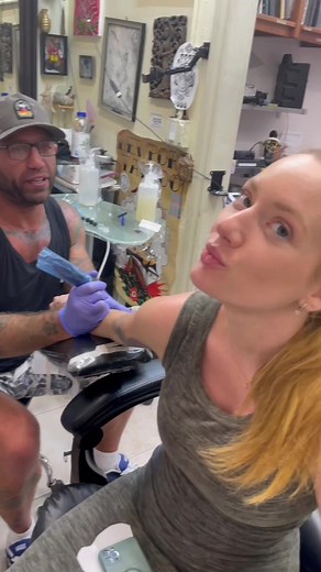 Tattooing my wife part two