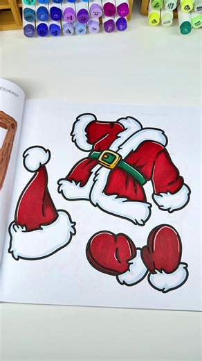 #simplecoloring #coloringwithmarker #whitepen #cutecoloringpages #christmascoloring