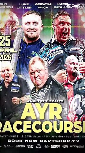 Ayr Racecourse - A Night at the Darts 2026 #Shorts