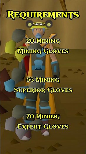 OSRS easiest Expert Mining Gloves