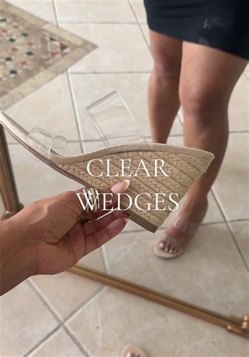 The perfect spring and summer wedges! 💖 #wedges #sandals #summershoes...