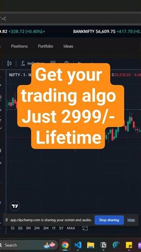 #algotrading #trading #stockmarket #stocks #algotradingindia #vlog #viral