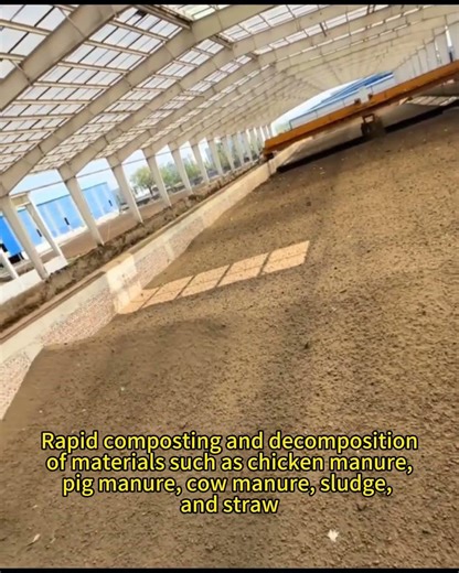 How Large-span Rotary Disc Compost Turner Works for Livestock Manure & Sludge Fermentation