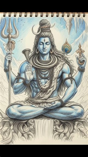 Trend with shivji pencil sketch #pencilart #harharmahadev #jaimahakal #jaibholenaath #shiv #mahadev