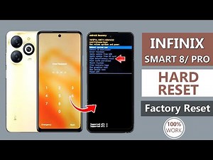 Infinix Smart 8 / 8 Pro Hard Reset | Forgot Password? Factory Reset ✅