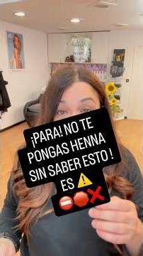 Por qué la HENNA puede DESTROZAR tu pelo (Lo que nadie te cuenta) 🌿⚠️