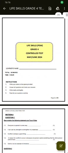 Des compétences de vie pour les élèves de 4e année