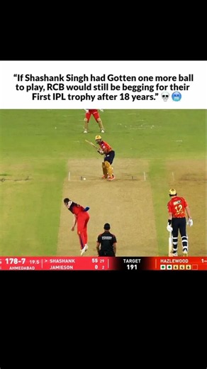 If Shashank Singh had gotten one more ball to play 🌪️ against rcb final match rcb vs pbks final matc