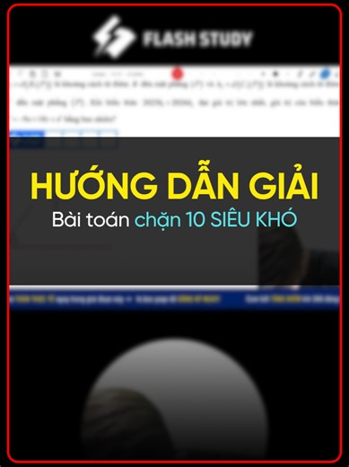 Hướng dẫn giải chi tiết bài toán CHẶN 10 đề thi Sở Thanh Hoá