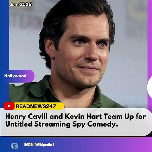 Henry Cavill and Kevin Hart Team Up for Untitled Streaming Spy Comedy.