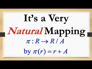 Any Ideal A in R is the Kernel of the Natural Projection Ring Homomorphism onto the Factor Ring R/A