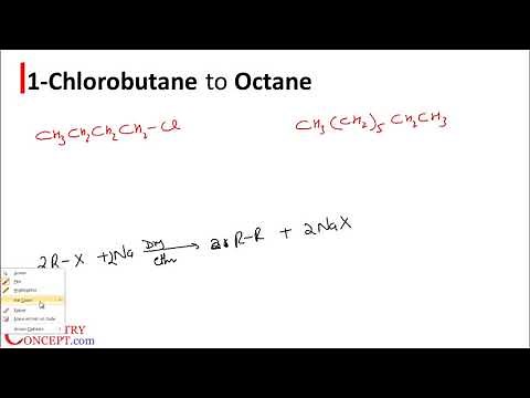 1-Chlorobutane to Octane | Organic chemistry conversions for JEE, NEET & School Exams