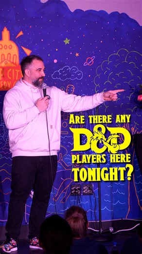 Steve Wrigley on Instagram: "I can’t believe I got to do niche Dungeons and Dragons crowd work featuring for @rhysiedarby in Austin this weekend. This is all I wanna do now is D&D stand up. A whole hour long show. Would you come? Like let’s do this! #DnD #DungeonsAndDragons #Rogue #Wizard #WoTC #TTRPG"