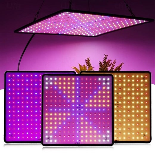 LED Quantum Board Full Spectrum Plant Grow Light for Greenhouse & Succulents, Indoor Flowering & Hydroponic, EU/US/UK/AU Plug, Adjustable Brightness,
