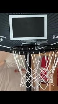 Spalding Rookie Gear Eco Composite™ Telescoping Portable Basketball Hoop, Strong hoop, Easy to move