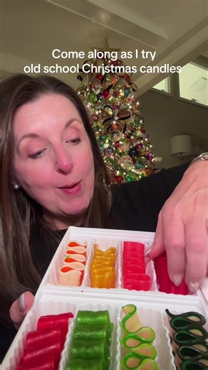 Eating old school Christmas candies! #eating #candy #christmascandy | ribbon candy