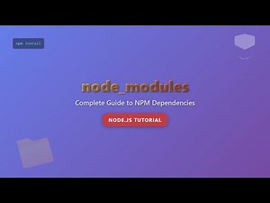 Node.js node_modules Explained: A Beginner's Guide
