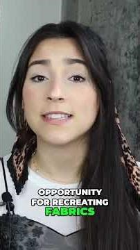 3D Printed Fabrics: Endless Creativity in Textile Design #shorts