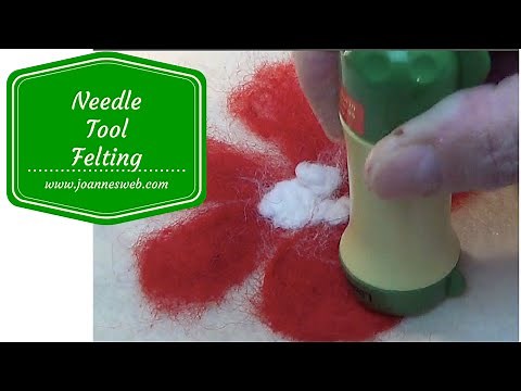 Needle Felting - Felting with a Needle Tool