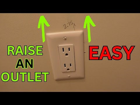 Raising an Electrical Outlet up a Wall