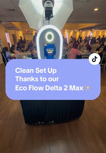 EcoFlow Delta 2 Max: Clean Cordless Photo Booth Setup